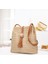 Kahverengi Kadın Hasır Çanta Bohemian Rattan Plaj Çantası El Yapımı Örme Crossbody Kova Çantaları Yaz Püskül Plaj Çantası (Yurt Dışından) 2