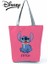 HL1650 Lilo Stitch Disney Lilo Stitch Baskılı Çanta Moda Kadın Yüksek Kapasiteli Alışveriş Çantası Seyahat Plaj Çantası Karikatür Kız Omuz Çantası Tote (Yurt Dışından) 1