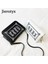 Beyaz Jıerotyx Mektup Baskı Omuz Çantası Kaya Tasarımcı Çanta Kadın Küçük Crossbody Çanta Pu Deri Mini Bayanlar Serseri Çanta Crossbody Çanta (Yurt Dışından) 4