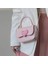 Pembe Pembe Kalp Girly Küçük Kare Omuz Çantası Moda Aşk Kadın Tote Çanta Çanta Kadın Zincir Üst Kolu Messenger Çanta Hediye (Yurt Dışından) 1