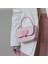 Pembe Pembe Kalp Girly Küçük Kare Omuz Çantası Moda Aşk Kadın Tote Çanta Çanta Kadın Zincir Üst Kolu Messenger Çanta Hediye (Yurt Dışından) 2