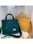 Maroon Girls Mini Tote Çanta Küçük Kadife Omuz ÇANTASI2022 Kış Çanta ve Cepli Çanta Shopper Vintage Kadınlar Için Crossbody Çanta (Yurt Dışından) 2