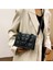Mavi Rahat Bayanlar Mini Çanta Flap Çanta Moda Kadın Damalı Pu Deri Düz Renk Crossbody Messenger Omuz Çantası (Yurt Dışından) 2