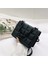 Mavi Rahat Bayanlar Mini Çanta Flap Çanta Moda Kadın Damalı Pu Deri Düz Renk Crossbody Messenger Omuz Çantası (Yurt Dışından) 3