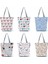 HL1541 Hemşire Çantası Karikatür Diş Hekimi Hemşire Çantaları Kadınlar Için Taşınabilir Çevre Dostu Tüm Maç Kadın Casual Tote Moda Eko Yeniden Kullanılabilir Çanta Bayanlar (Yurt Dışından) 3