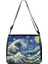 YXBSJMHS22 Van Gogh Yıldızlı Gece Omuz Ayçiçeği Yağlıboya Tuval Tote Çanta Retro Mona Lisa Sanat Moda Çanta Kadın Boş Debriyaj (Yurt Dışından) 1