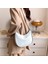 Beige Bag Fashion Sky Blue Women's Handbags Pu Leather Round Shoulder Bags For Women 2022 Summer Light Color Lady Crossbody Bag Simple Sac (Yurt Dışından) 3