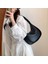Beige Bag Fashion Sky Blue Women's Handbags Pu Leather Round Shoulder Bags For Women 2022 Summer Light Color Lady Crossbody Bag Simple Sac (Yurt Dışından) 4