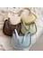 Beige Bag Fashion Sky Blue Women's Handbags Pu Leather Round Shoulder Bags For Women 2022 Summer Light Color Lady Crossbody Bag Simple Sac (Yurt Dışından) 5