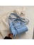 Beyaz Lüks Marka Kadın Çanta Düz Renk Deri Omuz Çantaları Kadınlar Için Moda Tasarımcısı Crossbody Çanta Yüksek Kaliteli Bayan Tote Çanta (Yurt Dışından) 3