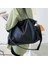 Kadınlar Için Haki Büyük Siyah Bez Çantalar Büyük Hobo Alışveriş Çantası Ferah Çanta Kaliteli Yumuşak Deri Crossbody Çanta Bayanlar Seyahat Omuz Çantası (Yurt Dışından) 2