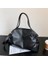 Şampanya Büyük Siyah Bez Çantalar Kadınlar Için Büyük Hobo Alışveriş Çantası Ferah Çanta Kaliteli Yumuşak Deri Crossbody Çanta Bayanlar Seyahat Omuz Çantası (Yurt Dışından) 1