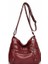 Kırmızı 1 Yüksek Kaliteli Kadın Yumuşak Deri Omuz Çantaları Çok Katmanlı Klasik Crossbody Çanta Lüks Tasarımcı Çanta ve Çanta (Yurt Dışından) 1