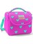 Kids Neon Pembe Su Yeşili Kalp Desenli 2’li Okul Çanta Seti 3
