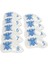 9pcs Deluxe Golf Headcover Set Set Anti-Cratch 4-9, P, S, Bir Kulüpğı Mavi (Yurt Dışından) 2