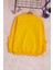 Sarı Çiçek Nakışlı Uzun Kol Kız Çocuk Sweatshirt 16303 4