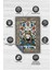 Nuh'un Gemisi Koleksiyonu Kurbağa, Çiçek Desenli Art Deco Tarzı Vintage Halı,Çok Renkli Maksimalist Halı 4