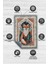 Nuh'un Gemisi Koleksiyonu Tilki, Çiçek Desenli Art Deco Tarzı Vintage Halı,Çok Renkli Maksimalist Halı 4