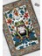 Nuh'un Gemisi Koleksiyonu Kurbağa, Çiçek Desenli Art Deco Tarzı Vintage Halı,Çok Renkli Maksimalist Halı 2