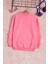 Pembe Çiçek Nakışlı Uzun Kol Kız Çocuk Sweatshirt 16305 4