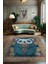 Nuh'un Gemisi Koleksiyonu Koala, Çiçek Desenli Art Deco Tarzı Vintage Halı,Çok Renkli Maksimalist Halı 1