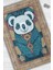 Nuh'un Gemisi Koleksiyonu Koala, Çiçek Desenli Art Deco Tarzı Vintage Halı,Çok Renkli Maksimalist Halı 2