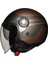 Motosiklet Yarım Kask Camlı Ce Onaylı Güneş Vizörlü Motor Kaskı Soft 2