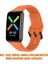 Oppo Watch Free Kordon, Silicone Sport Band Turuncu 2