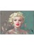 Soyut Marilyn Monroe Portresi Yağlı Boya Dokulu Tablo 1