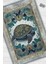 Nuh'un Gemisi Koleksiyonu Kaplumbağa Çiçek Desenli Art Deco Tarzı Vintage Halı,Çok Renkli Maksimalist Halı 2
