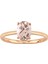 Oval Morganite Taşlı Esila Yüzük 0402R0050 2