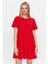Kadın Onlmay %100 Pamuk Midi Elbise 15286934 Kırmızı 1