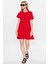 Kadın Onlmay %100 Pamuk Midi Elbise 15286934 Kırmızı 2