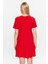 Kadın Onlmay %100 Pamuk Midi Elbise 15286934 Kırmızı 5