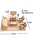 3 'lü Ahşap 3D Maket ,ahşap 3D Puzzle Seti 3st-3 2