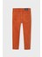 Erkek Çocuk Fitilli Slim Fit Basic Pantolon 537 Turuncu 3