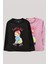 Kız Çocuk Let's Go Baskılı Uzun Kol T-Shirt 724021 Siyah 2
