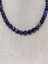 Lapis Taşı Faset Kesim Kolye 8mm (Klipsli) 2