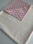 Krem Örgü Pembe Zigzag Poplin Pike 4