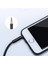3.5mm Jack Girişli Ses Aktarım Kablosu Aux To Aux Telefon Hoparlör Araç Aksesuarı Siyah Kablo 4