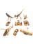 9'lu Ahşap 3D Maket ,ahşap 3D Puzzle Seti 9st-1 1
