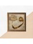 Vav Taş Duvar Tablosu Ahşap Çerçeveli Duvar Dekoru Wall Art 25x25cm W1-125 5
