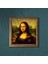 Leonardo da Vinci Mona Lisa Taş Duvar Tablosu Ahşap Çerçeveli Duvar Dekoru Wall Art 25x25cm W1-19 3