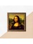 Leonardo da Vinci Mona Lisa Taş Duvar Tablosu Ahşap Çerçeveli Duvar Dekoru Wall Art 25x25cm W1-19 5