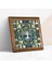 Hayat Ağacı Taş Duvar Tablosu Ahşap Çerçeveli Duvar Dekoru Wall Art 25x25cm W1-238 2