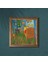 Vincent van Gogh Arles'teki Yatak Odası Taş Duvar Tablosu Ahşap Çerçeveli Duvar Dekoru Wall Art 25x25cm W1-286 3