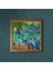 Vincent van Gogh İrisler Taş Duvar Tablosu Ahşap Çerçeveli Duvar Dekoru Wall Art 25x25cm W1-66 3