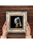 Johannes Vermeer İnci Küpeli Kız Taş Duvar Tablosu Çerçeveli Duvar Dekoru Wall Art T1-140 4