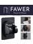FAWER 5 Fonksiyonlu Siyah Yapışkan Mafsallı Duş Seti Duş Başlığı 2