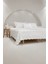 Sitra Krem Çift Kişilik Püsküllü Örtüsü 230X250 2 Yastık 50X70 5031 3